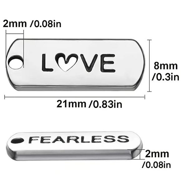 Pendants for necklaces white & gold colors - Picture 6 of 7